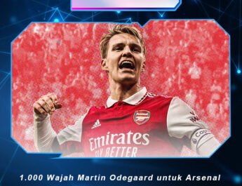 1.000 Wajah Martin Odegaard untuk Arsenal